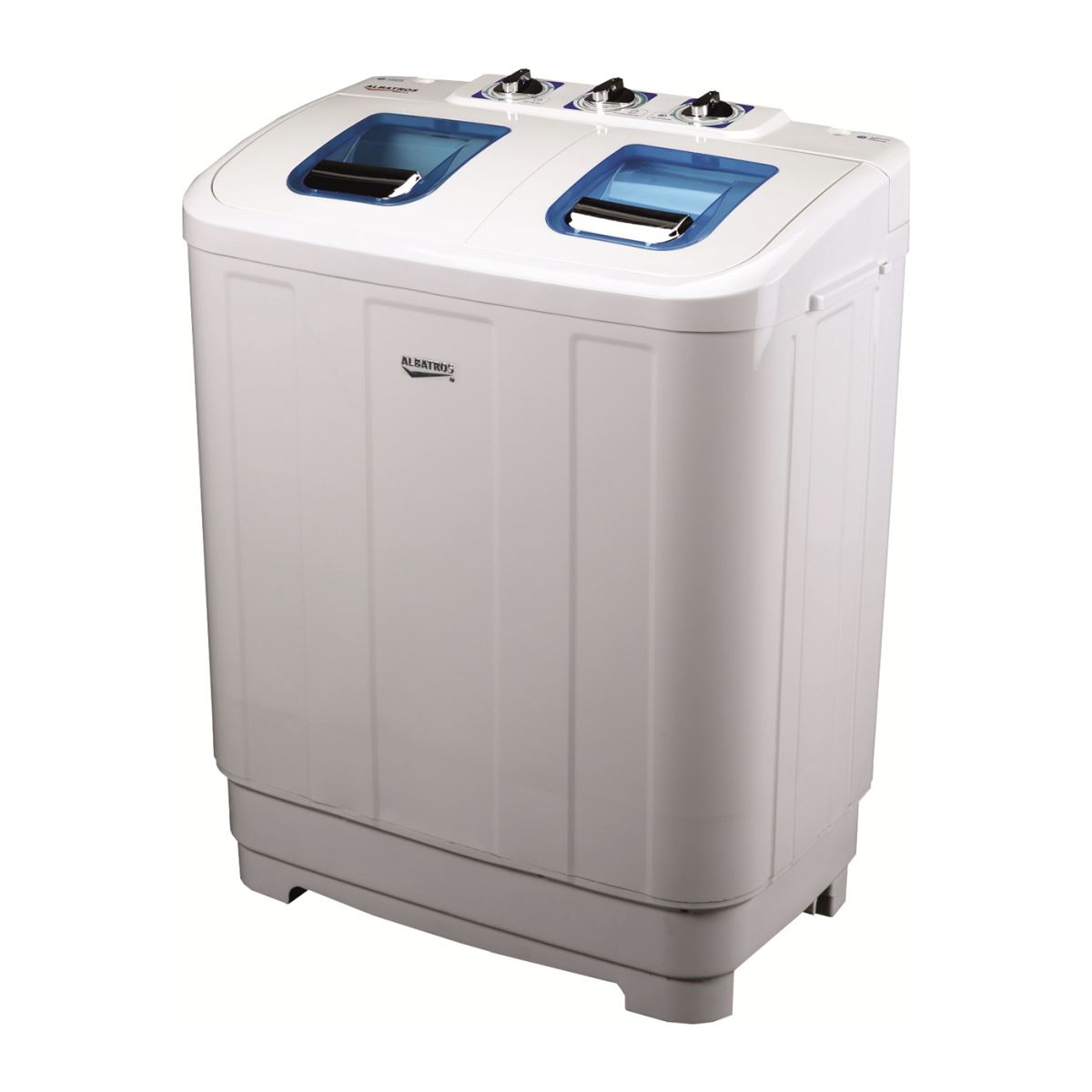 Masina de spalat rufe semiautomata Albatros WMS 5.5, Spalare 5.5 kg, Stoarcere 4.5 kg, Alb